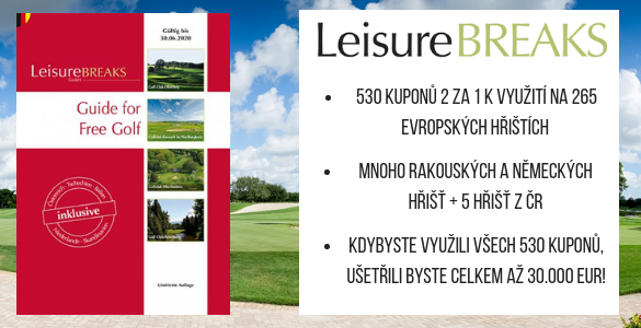 LeisureBREAKS 2019/20 - 530 kuponů na golf za polovic! Nyní sleva 47% LeisureBREAKS 2019/20 - 530 kuponů na golf za polovic! Nyní sleva 47%