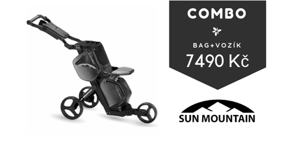 Sun Mountain Combo - revoluční bag v kombinaci s vozíkem se slevou 42% Sun Mountain Combo - revoluční bag v kombinaci s vozíkem se slevou 42%