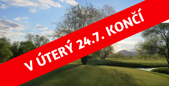 GOLF KOTLINA TEREZÍN - Fee 18 jamek s obědovým menu 35 min. od Prahy se slevou 45%! GOLF KOTLINA TEREZÍN - Fee 18 jamek s obědovým menu 35 min. od Prahy se slevou 45%!