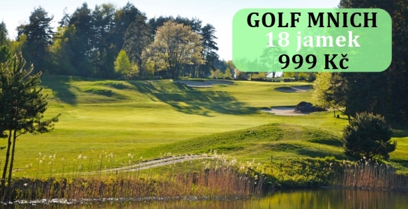 Golf Mnich - fee 18 jamek se slevou 41% Golf Mnich - fee 18 jamek se slevou 41%