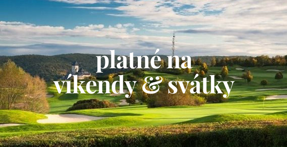 Green fee na Karlštejn se slevou 50% Green fee na Karlštejn se slevou 50%