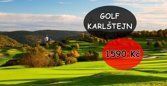 Golf na Karlštejně - 18 jamek za mimořádných 1590 Kč Golf na Karlštejně - 18 jamek za mimořádných 1590 Kč