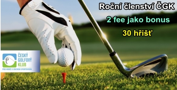 ČGK - golfové členství na rok 2014 + 2x fee jako bonus k využití na 30 hřištích 