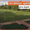 4x 60min, golfového tréninku pro zlepšení hry včetně videoanalýzy v Praze se slevou 60%!