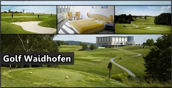 Golf Waidhofen - letní golfový pobyt 1 noc + 2 dny golfu jen 1385 Kč / os. + další varianta 