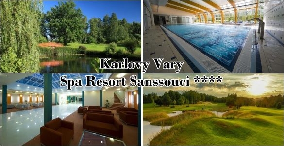 Spa Resort Sanssouci - 3denní golfový pobyt v Karlových  Varech + 2 fee na 2 různých hřištích, sleva 36 %