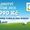 ČGK - golfové členství 2015 + 3x fee (i na turnaje) k využití na 28 hřištích jako bonus 