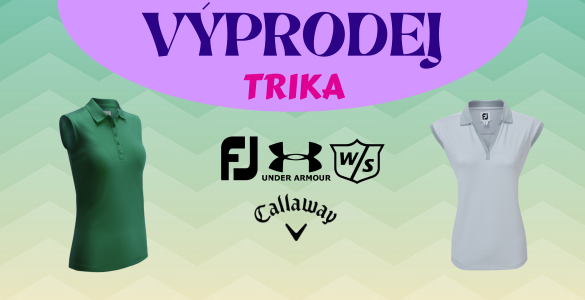 Výprodej dámských triček Callaway, Footjoy, Under Armour a Wilson za parádní ceny.