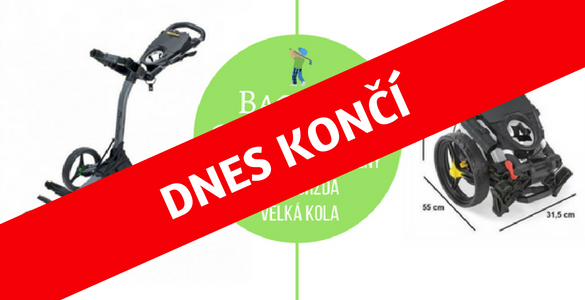 Tříkolý golfový vozík Bag Boy COMPACT C3 - 4 barevné kombinace, všechny za 3.990 Kč!