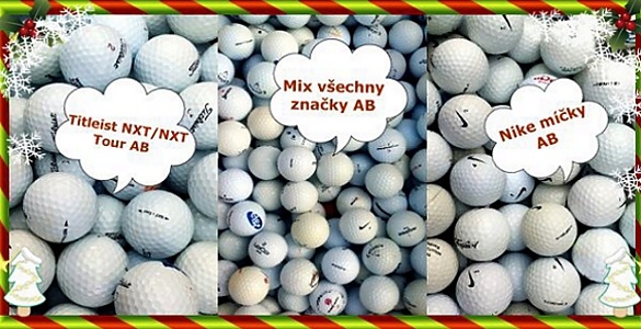 Hrané golfové míčky mix značek již od 6,5 Kč / ks + varianty Nike a Titleist 