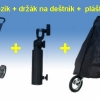 Golfový vozík Legend 3kolový + držák na deštník + pláštěnka na bag se zipem