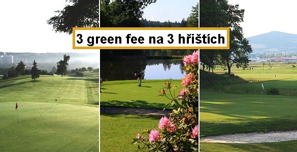 Darujte balíček 3 green fee - Motol + Štiřín + Kotlina na 18 jamek se slevou 48%. Platnost po celou sezonu 2013.