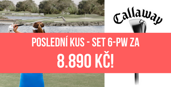 Callaway XR OS komplet set DÁMSKÝCH želez 6-SW na grafitu za 10.890 Kč