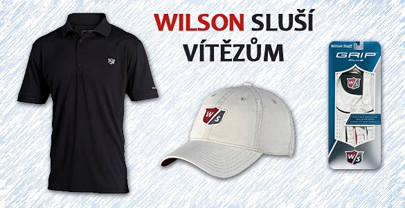 WILSON GOLF - pánské tričko + rukavice + čepice jen za 890 Kč! 