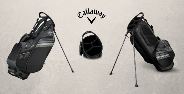 Callaway Hyper-Lite 3 Stand bag - černý, lehký, prostorný - se slevou 48% 