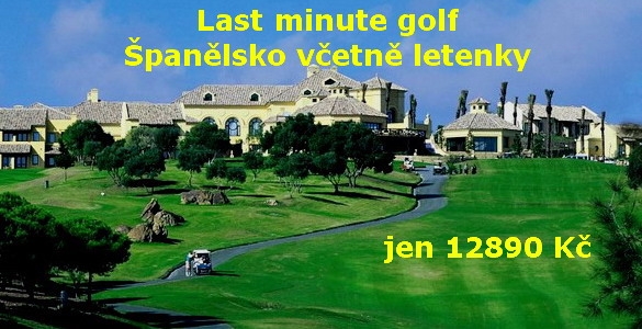 Golfový pobyt Španělsko za neuvěřitelných 12890 Kč VČETNĚ LETENKY!