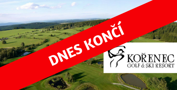 Golf & Ski Resort Kořenec: 18 jamek + oběd + míče na driving = 795 Kč!