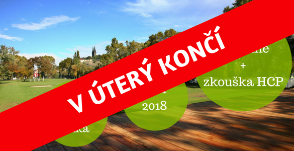 Bezkonkureční golfový kurz 8x 80min na HCP se závěrečnou zkouškou - 3500 Kč