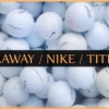 Golfové míčky Callaway - Nike - Titleist, 50 ks mix kvalita AB jen za 399 Kč!  