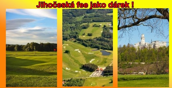 3x jihočeský golf jako golfový Ježíšek - Mnich, Hluboká, Český Krumlov na rok 2014 se slevou 48%!