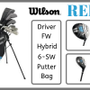 WILSON REFLEX - pánský kompletní golfový set s bagem za podzimních 6190 Kč
