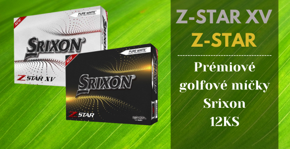 Prémiové míčky Srixon Z-Star / Z-Star XV nyní jen za 975 Kč