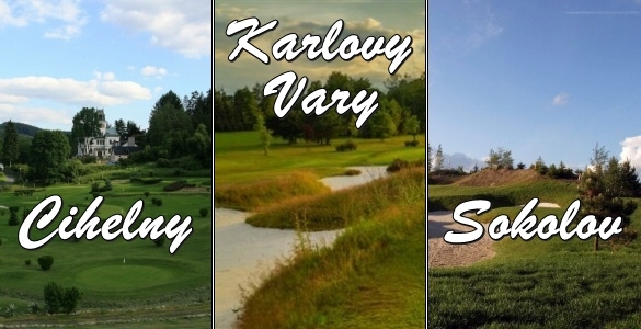 Třikrát luxusní víkendové fee na západě Čech. Golf Cihelny + Karlovy Vary + Sokolov,  sleva 31%! 