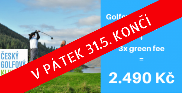 ČGK - NOVÁ VARIANTA: golfové členství na rok 2019 + 3x green fee k využití na 34 hřištích