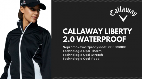 Dámská nepromokavá bunda Callaway za 1.950 Kč! OPTIREPEL + OPTITHERM, velikosti XS-XXL