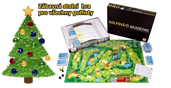 GOLFOVÁ AKADEMIE - stolní hra, která skvěle procvičí znalost pravidel či historie golfu a otestuje vaši taktiku