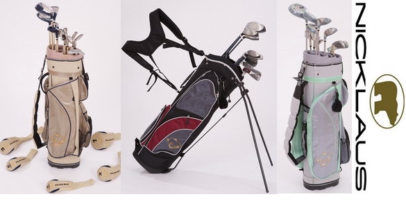  JACK NICKLAUS - GOLDEN BEAR- kompletní pásnký či dámský golfový set s bagem s bomba slevou 56%! Různé varianty!