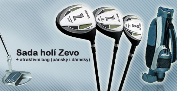 Kompletní set golfových holí Zevo Box i s bagem -  dámský či pánský se slevou 40%