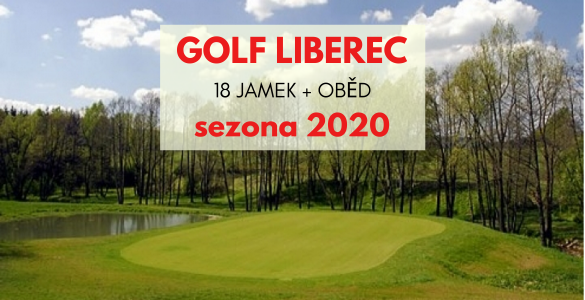 Golf Club Liberec - fee 18 jamek s obědem za parádních 550 kaček 
