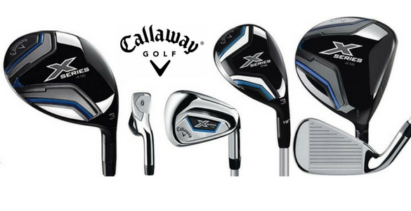 Callaway X series 416: set želez (8.990 Kč), hybridy (2.490 Kč), driver (4.490 Kč)