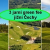 Balíček jihočeských green fee - Mnich + Hluboká + Český Krumlov na 18 jamek se slevou 27%. 