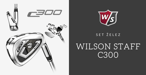 WILSON STAFF C300 set želez 5-PW grafit = 8690 Kč