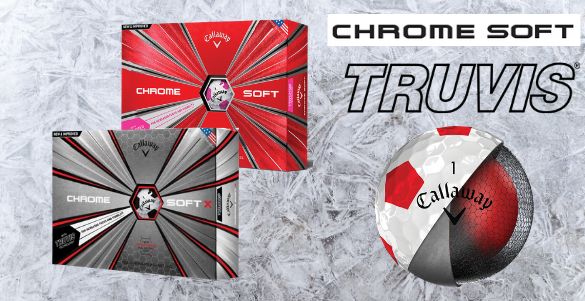 Prémiové míče Callaway Chrome Soft (X) Truvis 12 ks za nepžehlédnutelných 795 Kč