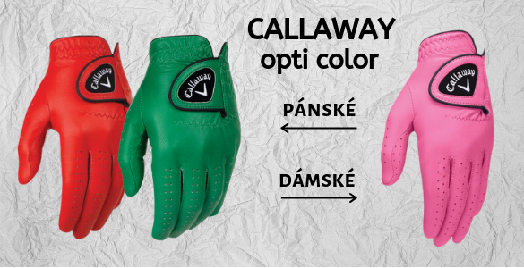 Callaway Opti Color kožené rukavice v pestrém provedení jen za 249 Kč