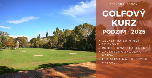 Podzimní golfový kurz 8 x 80min v Praze se závěrečnou zkouškou za pěkných 3999 Kč. Plus sleva v golf shopu Podzimní golfový kurz 8 x 80min v Praze se závěrečnou zkouškou za pěkných 3999 Kč. Plus sleva v golf shopu