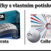 GOLFOVÉ MÍČKY Strata Tour Advanced + VLASTNÍ POTISK  12 ks se slevou 43% NEBO varianta Callaway