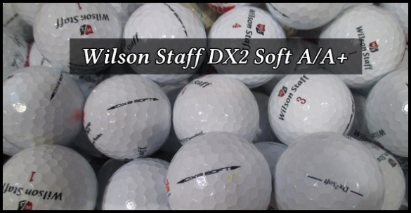 Wilson DX2 Soft oblíbené hrané golfové míče v nejlepší kvalitě A/A+ se slevou 50%