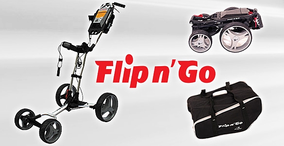 Úžasný 4kolový kanadský golfový vozík Flip n Go se slevou 27% - různé barvy