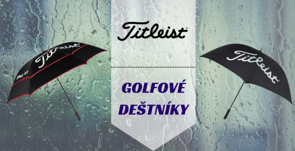 Deštníky Titleist s výraznými slevami, od 690 Kč