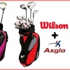 Golfový set Wilson 1200 GE pánský + superskladný kanadský Axglo vozík Flip n Go = 9650 Kč