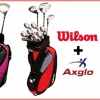 Golfový set Wilson 1200 GE pánský  + superskladný kanadský Axglo vozík Flip n Go = 9650 Kč