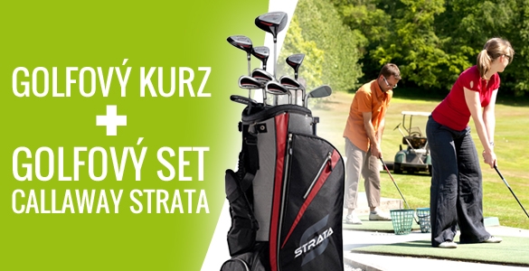 Golfový kurz na HCP 8x 80 min. včetně zkoušky + golfový set na celý rok jako BONUS