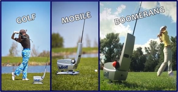 GOLF MOBILE BOOMERANG - domácí golfový trenážér pro golfové vášnivce za výprodejovou cenu