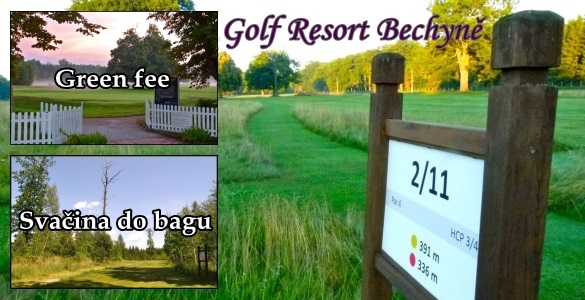 Panství Bechyně - celodenní golf na nejstarším jihočeském golfovém hřišti + svačina do bagu - 2 varianty