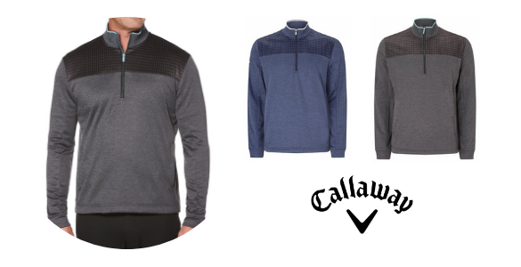 Silná zateplená golfová mikina Callaway Heathered Fleece za 1.350 Kč! 