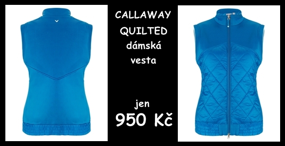 Callaway Quilted dámská prošívaná termo vesta za hřejivých 950 Kč